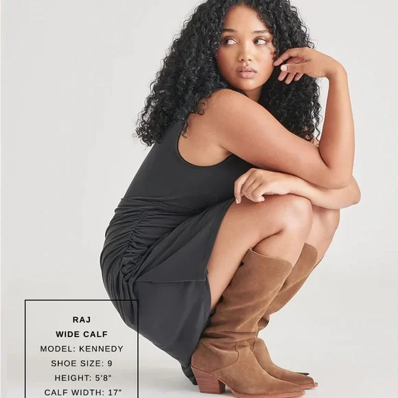 Dolce Vita RAJ Suede Heeled Boots - Picture 6 of 7